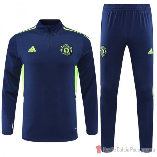 Felpa Della Tuta Manchester United 22-23 Azul Y Verde - Clicca l'immagine per chiudere