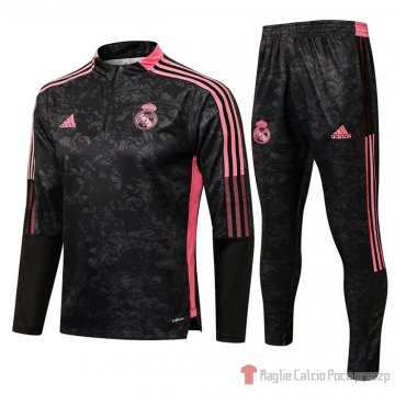 Tuta Da Track Felpa Real Madrid Bambino 21-22 Negro Tuta Da Track Felpa Real Madrid Bambino 21-22 Negro