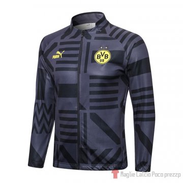 Giacca Borussia Dortmund 22-23 Negro Y Gris Giacca Borussia Dortmund 22-23 Negro Y Gris