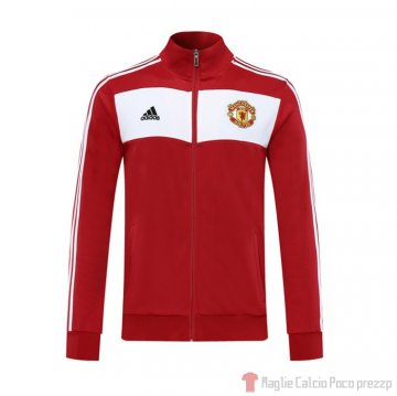 Giacca Manchester United Retro 2020/2021 Rosso Giacca Manchester United Retro 2020/2021 Rosso