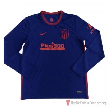Maglia Atletico Madrid Away Maniche Lunghe 20-21 Maglia Atletico Madrid Away Maniche Lunghe 20-21