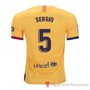 Maglia Barcellona Giocatore Sergio Away 2019/2020 Maglia Barcellona Giocatore Sergio Away 2019/2020