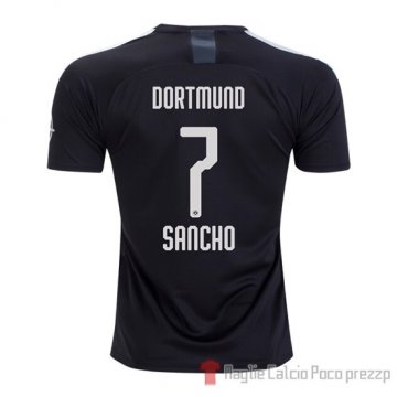 Maglia Borussia Dortmund Giocatore Sancho Away 2019/2020 Maglia Borussia Dortmund Giocatore Sancho Away 2019/2020