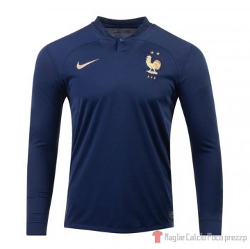 Maglia Francia Home Manica Lunga 2022 Maglia Francia Home Manica Lunga 2022