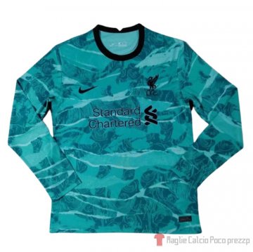 Maglia Liverpool Away Manica Lunga 20-21