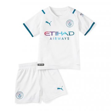 Maglia Manchester City Away Bambino 21-22 Maglia Manchester City Away Bambino 21-22