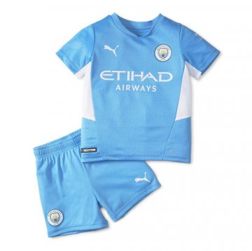 Maglia Manchester City Home Bambino 21-22 Maglia Manchester City Home Bambino 21-22