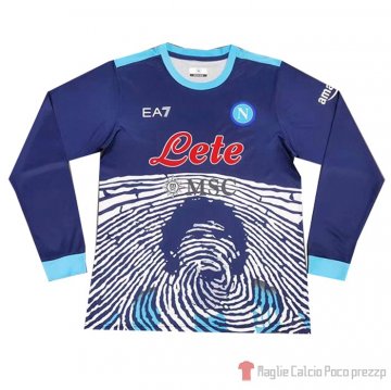 Maglia Napoli Maradona Special Manica Lunga 21-22 Maglia Napoli Maradona Special Manica Lunga 21-22