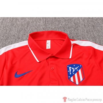 Maglia Polo Atletico Madrid 2020/2021 Rosso