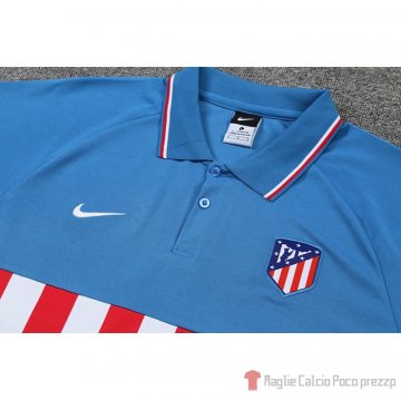 Maglia Polo Atletico Madrid 2022-23 Blu