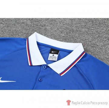 Maglia Polo Barcellona 22-23 Blu Rosso Nero