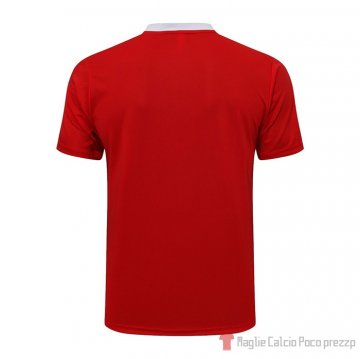 Maglia Polo Bayern Munich 21-22 Rosso