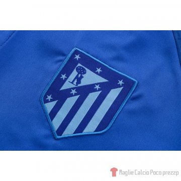 Maglia Polo Del Atletico Madrid 22-23 Azul Oscuro