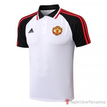 Maglia Polo Manchester United 22-23 Blanco Maglia Polo Manchester United 22-23 Blanco