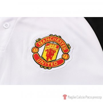 Maglia Polo Manchester United 22-23 Blanco