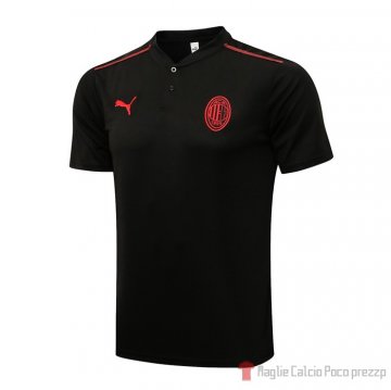 Maglia Polo Del Milan 2021-22 Negro Maglia Polo Del Milan 2021-22 Negro