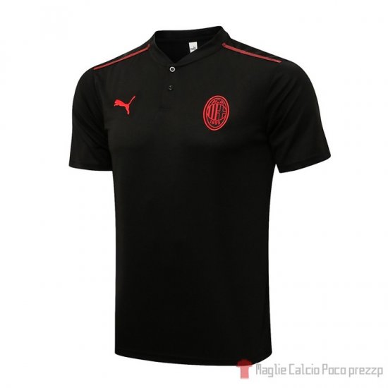 Maglia Polo Del Milan 2021-22 Negro - Clicca l'immagine per chiudere