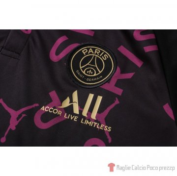 Maglia Polo Del Paris Saint-germain Jordan 2021-2022 Purpura