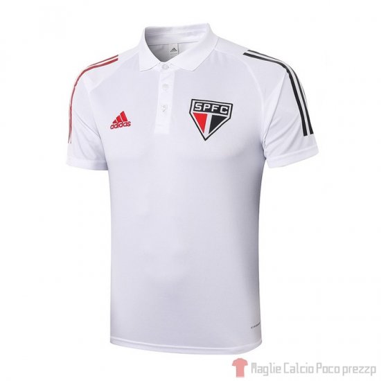 Maglia Polo Sao Paulo 2020/2021 Bianco - Clicca l'immagine per chiudere