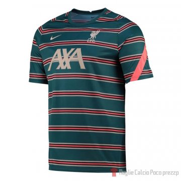 Maglia pre-partita Liverpool 2022 Verde