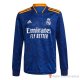 Maglia Real Madrid Away Manica Lunga 21-22