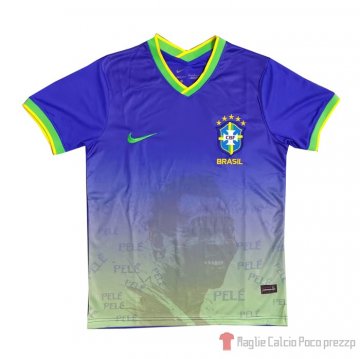Thailandia Maglia Brasile Pele Special 2022 Azul Thailandia Maglia Brasile Pele Special 2022 Azul