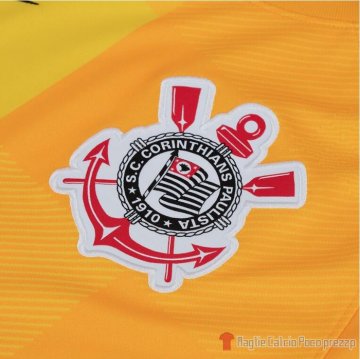 Thailandia Maglia Corinthians Portiere 21-22 Giallo