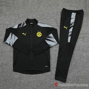 Tuta Da Track Giacca Borussia Dortmund 2020-21 Nero