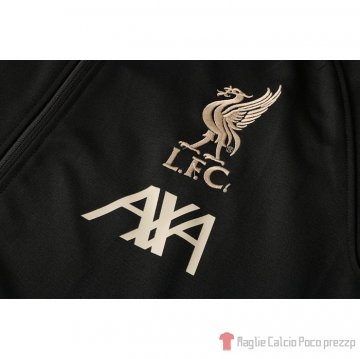 Tuta Da Track Giacca Liverpool 2021-22 Nero