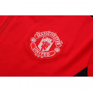 Tuta Da Track Giacca Manchester United Bambino 22-23 Rosso