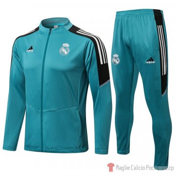 Tuta Da Track Giacca Real Madrid 2021-2022 Blu