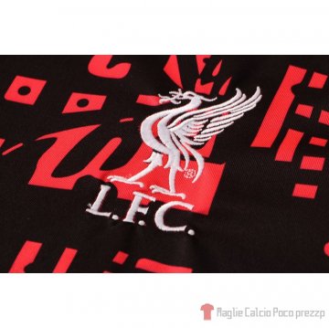 Tuta Da Track Liverpool Manica Corta 2021-22 Rosso