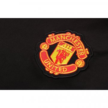 Tuta Da Track Manchester United Manica Corta 22-23 Negro - Pantalon Corto