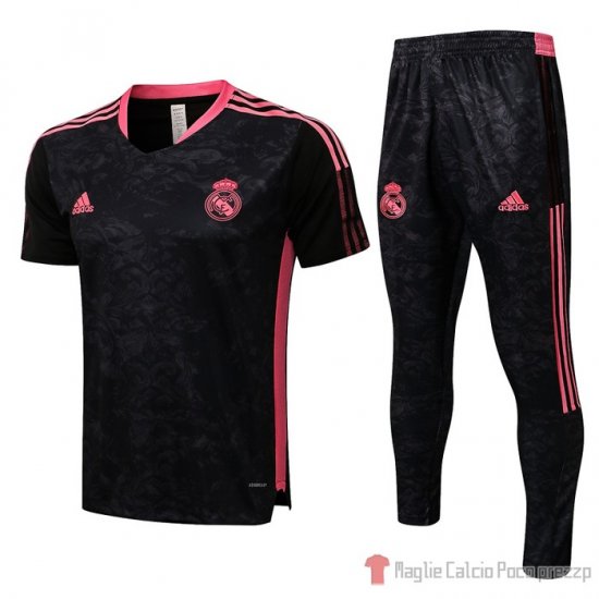 Tuta Da Track Real Madrid Manica Corta 2021-22 Nero - Clicca l'immagine per chiudere