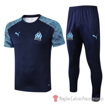 Tuta da Track Marsiglia Manica Corta 2019/2020 Blu Tuta da Track Marsiglia Manica Corta 2019/2020 Blu
