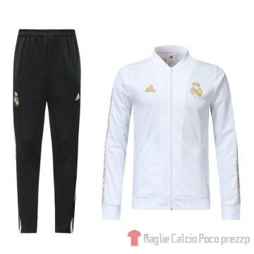 Tuta da Track Real Madrid 2019/2020 Bianco Tuta da Track Real Madrid 2019/2020 Bianco