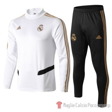 Tuta da Track Real Madrid 2019/2020 Bianco Tuta da Track Real Madrid 2019/2020 Bianco