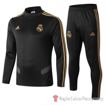 Tuta da Track Real Madrid 2019/2020 Nero Tuta da Track Real Madrid 2019/2020 Nero