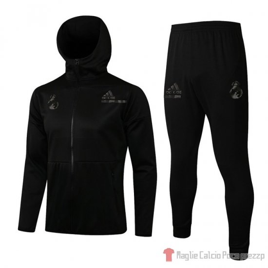Tuta da track Real Madrid 21-22 Negro - Clicca l'immagine per chiudere