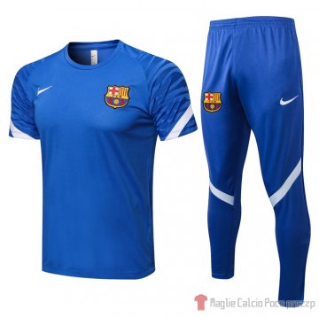 Tuta Barcellona Manica Corta 2021-22 Azul