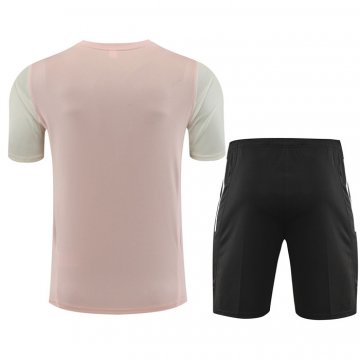 Tuta da Track Lyon Manica Corta 23-24 Rosa - Pantalon Corto