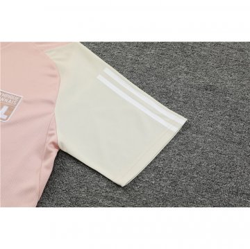 Tuta da Track Lyon Manica Corta 23-24 Rosa - Pantalon Corto