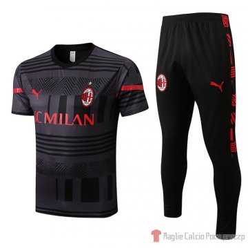 Tuta da track Milan Manica Corta 22-23 Gris Tuta da track Milan Manica Corta 22-23 Gris