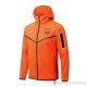 Chaqueta Con Capucha Del Barcellona 22-23 Naranja