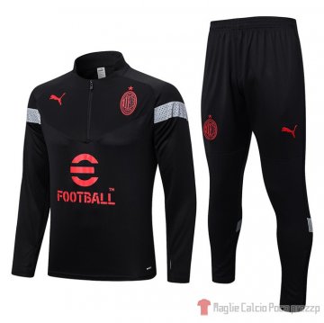 Felpa Della Tuta Milan 22-23 Negro Felpa Della Tuta Milan 22-23 Negro