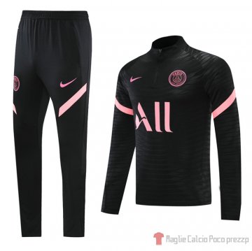 Tuta Da Track Felpa Paris Saint-germain 2021-22 Negro