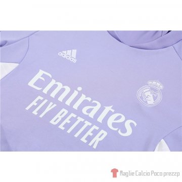 Felpa Della Tuta Real Madrid 2022 Purpura