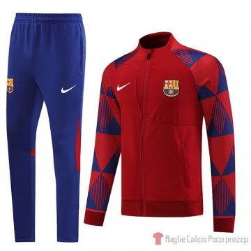 Giacca Della Tuta Barcellona 2022-23 Rojo