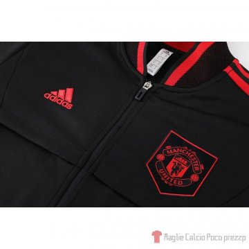 Giacca Manchester United 2022-23 Negro Y Rojo