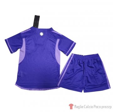 Maglia Argentina 3 Estrellas Away Bambino 2022